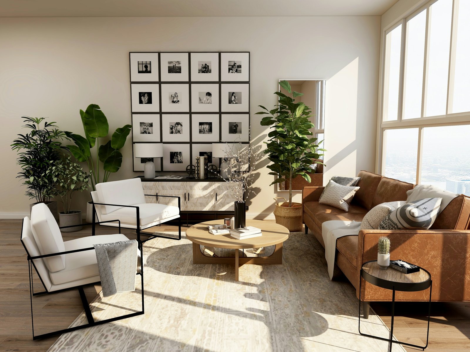 Full home renovation inspiration with an open living space and warm neutral finishes